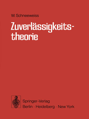 cover image of Zuverlässigkeitstheorie